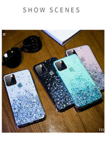 Load image into Gallery viewer, Luxury Bling Glitter Phone Case For iPhone 11 Pro X XS Max XR Soft Silicon Cover For iPhone 7 8 6 6S Plus Transparent Cases Capa