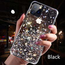 Load image into Gallery viewer, Luxury Bling Glitter Phone Case For iPhone 11 Pro X XS Max XR Soft Silicon Cover For iPhone 7 8 6 6S Plus Transparent Cases Capa