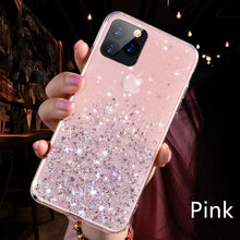 Load image into Gallery viewer, Luxury Bling Glitter Phone Case For iPhone 11 Pro X XS Max XR Soft Silicon Cover For iPhone 7 8 6 6S Plus Transparent Cases Capa