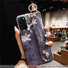 Load image into Gallery viewer, SoCouple Phone Holder Case For Samsung Galaxy A50 A51 A71 A70 A30 A20 S9 S8 S10 S20 plus Ultra Note 8 9 10 plus Wrist Strap Case