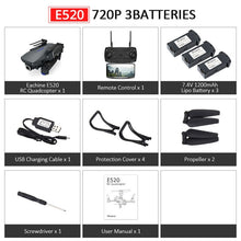 Load image into Gallery viewer, Eachine E520S E520 GPS FOLLOW ME WIFI FPV Quadcopter With 4K/1080P HD Wide Angle Camera Foldable Altitude Hold Durable RC Drone