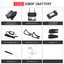 Load image into Gallery viewer, Eachine E520S E520 GPS FOLLOW ME WIFI FPV Quadcopter With 4K/1080P HD Wide Angle Camera Foldable Altitude Hold Durable RC Drone