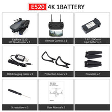 Load image into Gallery viewer, Eachine E520S E520 GPS FOLLOW ME WIFI FPV Quadcopter With 4K/1080P HD Wide Angle Camera Foldable Altitude Hold Durable RC Drone