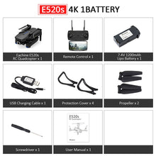 Load image into Gallery viewer, Eachine E520S E520 GPS FOLLOW ME WIFI FPV Quadcopter With 4K/1080P HD Wide Angle Camera Foldable Altitude Hold Durable RC Drone