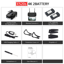 Load image into Gallery viewer, Eachine E520S E520 GPS FOLLOW ME WIFI FPV Quadcopter With 4K/1080P HD Wide Angle Camera Foldable Altitude Hold Durable RC Drone