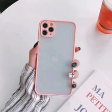 Load image into Gallery viewer, Mint hybrid simple matte bumper phone case for Iphone 11 case Pro Max Xr Xs 6s 8 7 plus shockproof soft Tpu silicone matte cover