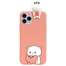 Load image into Gallery viewer, XR 11 Pro XS Max X 5 5S silicone double cover for iphone 7 8 6S 6S plus 7 plus case girls