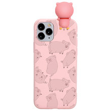 Load image into Gallery viewer, XR 11 Pro XS Max X 5 5S silicone double cover for iphone 7 8 6S 6S plus 7 plus case girls