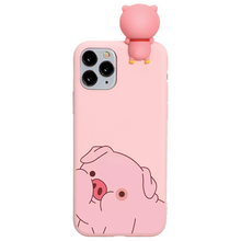 Load image into Gallery viewer, XR 11 Pro XS Max X 5 5S silicone double cover for iphone 7 8 6S 6S plus 7 plus case girls