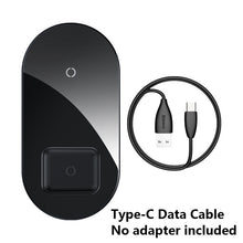 Load image into Gallery viewer, Baseus Visible Wireless Charger Wireless Chargepad for iPhone Airpods 15W Fast Charging Wireless Charge Pad QI Enabled Devices
