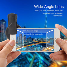 Load image into Gallery viewer, APEXEL 2in1 Lens 0.45X Wide Angle+12.5X Macro Lens Professional HD Phone Camera Lens For iPhone 8 7 6S Plus Xiaomi Samsung LG
