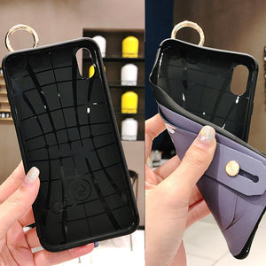 SoCouple Phone Holder Case For Samsung Galaxy A50 A51 A71 A70 A30 A20 S9 S8 S10 S20 plus Ultra Note 8 9 10 plus Wrist Strap Case