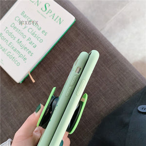 3D Luxury cute cartoon fruit avocado Soft silicone phone case for iphone X XR XS 11 Pro Max 6S 7 8 plus Holder cover gift coque