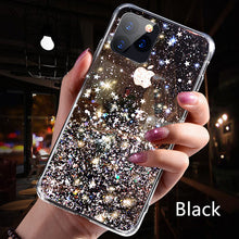 Load image into Gallery viewer, Luxury Bling Glitter Phone Case For iPhone 11 Pro X XS Max XR Soft Silicon Cover For iPhone 7 8 6 6S Plus Transparent Cases Capa
