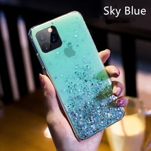 Load image into Gallery viewer, Luxury Bling Glitter Phone Case For iPhone 11 Pro X XS Max XR Soft Silicon Cover For iPhone 7 8 6 6S Plus Transparent Cases Capa
