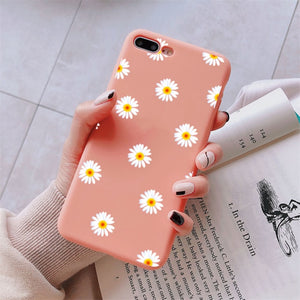 Daisy Flower Cover For Samsung Galaxy A40 A50 A70 A10E A20 A20E A30 A50S M30S Note 8 9 10 S10E S8 S9 S10 S20 Plus Ultra Case