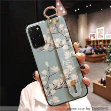 Load image into Gallery viewer, SoCouple Phone Holder Case For Samsung Galaxy A50 A51 A71 A70 A30 A20 S9 S8 S10 S20 plus Ultra Note 8 9 10 plus Wrist Strap Case
