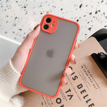 Load image into Gallery viewer, Mint hybrid simple matte bumper phone case for Iphone 11 case Pro Max Xr Xs 6s 8 7 plus shockproof soft Tpu silicone matte cover
