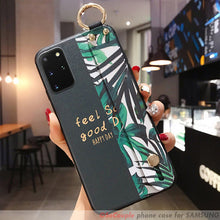 Load image into Gallery viewer, SoCouple Phone Holder Case For Samsung Galaxy A50 A51 A71 A70 A30 A20 S9 S8 S10 S20 plus Ultra Note 8 9 10 plus Wrist Strap Case
