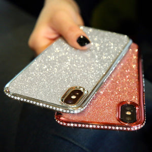 Shiny Bling Diamond Glitter Case for Samsung A10 A20E A30S A40 A50 A50S A70 A51 A71 S8 S9 S10 5G Note 10 S20 Plus Soft TPU Cover