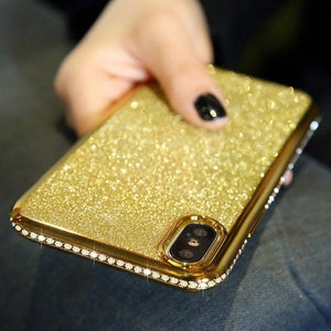 Shiny Bling Diamond Glitter Case for Samsung A10 A20E A30S A40 A50 A50S A70 A51 A71 S8 S9 S10 5G Note 10 S20 Plus Soft TPU Cover